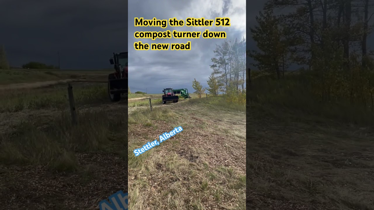 #composting #windrow #soilfoodweb #compost #biology #gardening #farming #science #alberta #canada