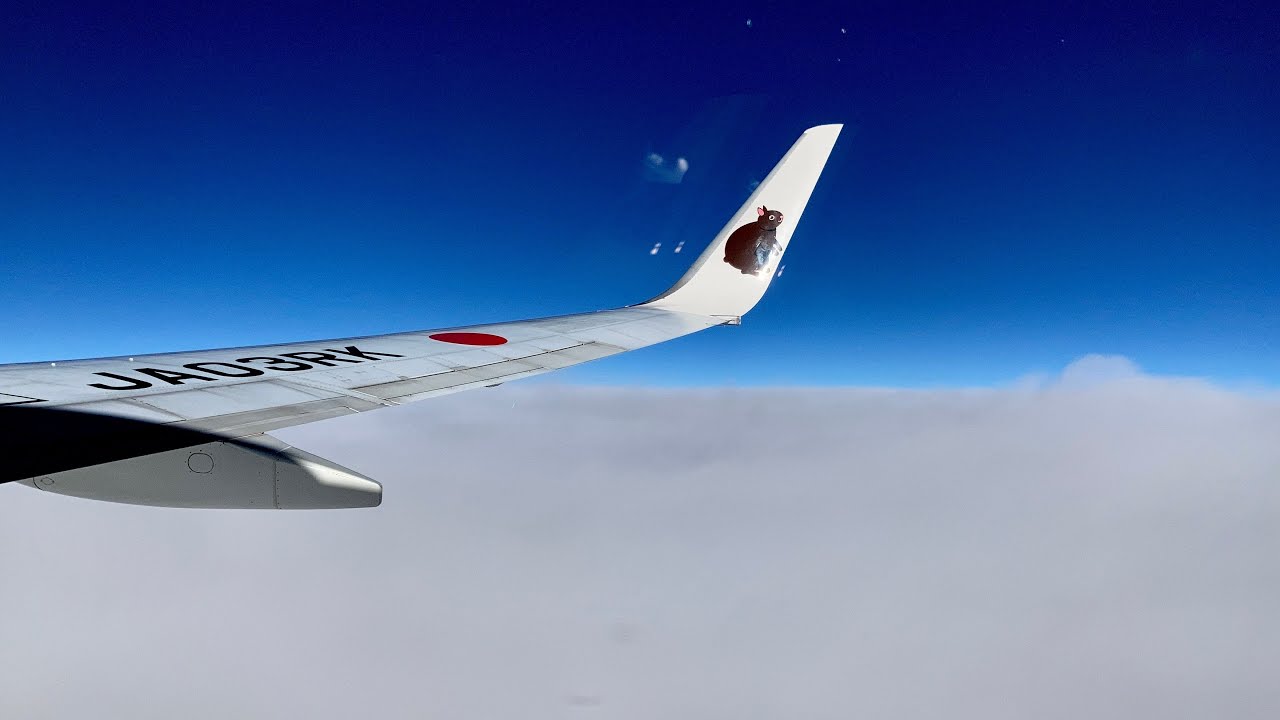 【機窓】JTA NU005便 関西空港 離陸映像/Osaka Kansai TakeOff Scene (B737-800)