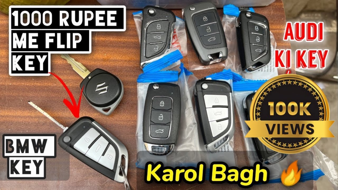 Normal key ko Change kraye flip key me🔥|| Karol Bagh || Flip key || 1000/1500 || sensor || Modified