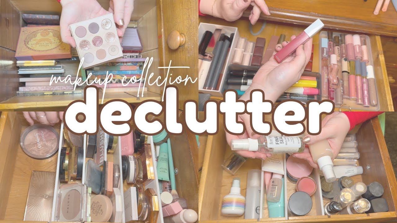 MAKEUP COLLECTION DECLUTTER (dec. 2024)