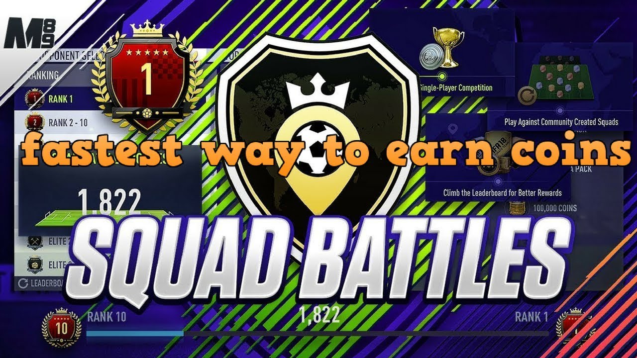 FIFA 18 SQUAD BATTLES | THE FASTEST WAY TO EARN COINS!!!