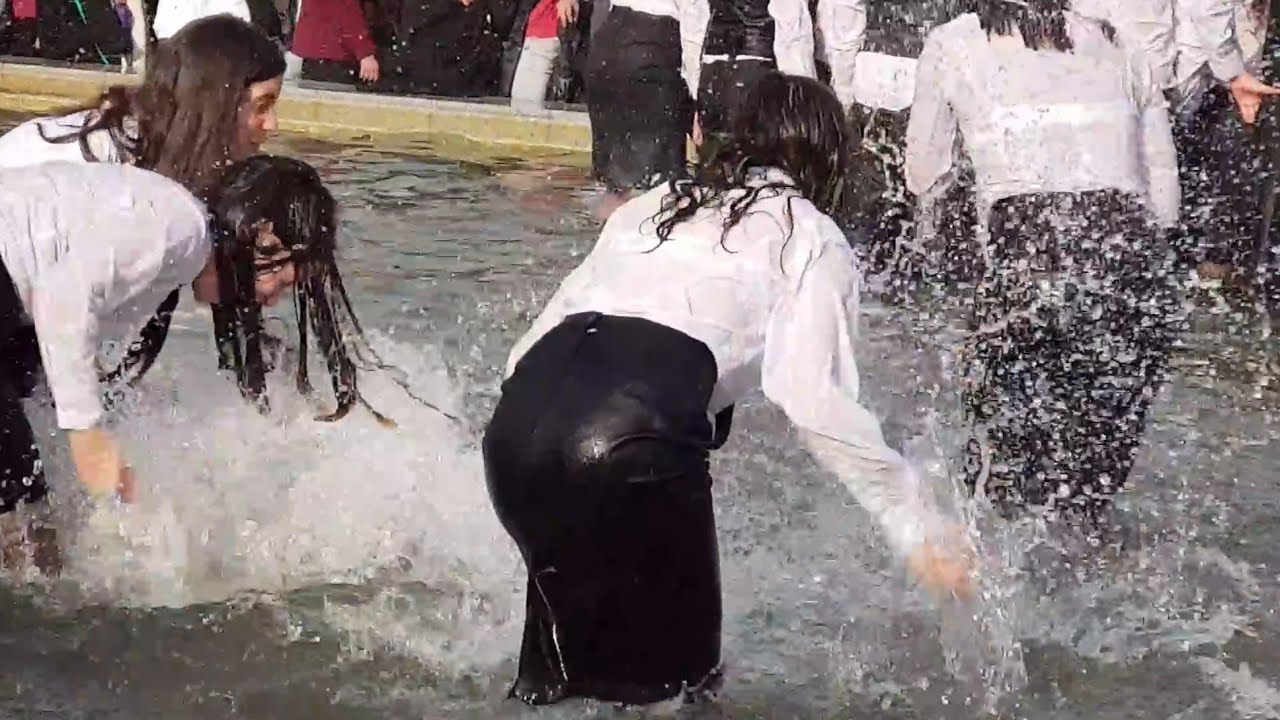 Graduation Dive. Academic Week. College UTAD. Vila Real. Portugal. 2018