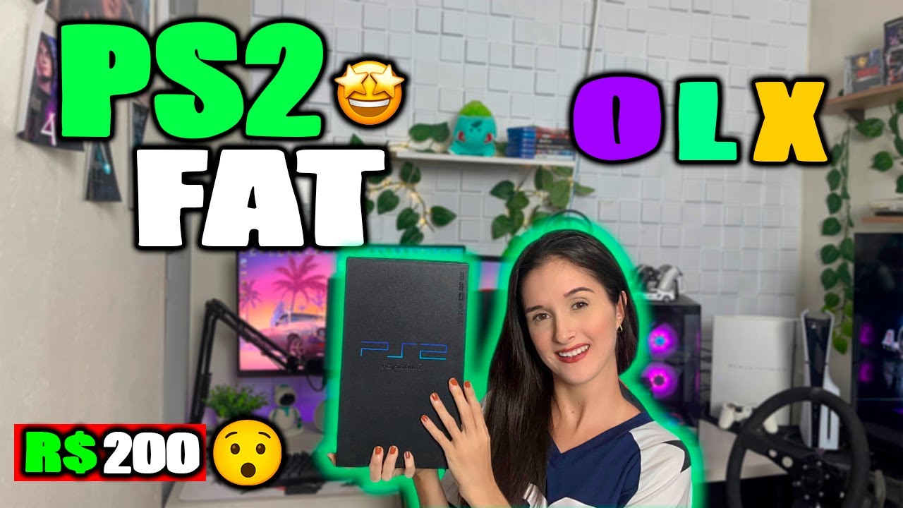 COMPREI um PS2 FAT Completo na OLX | PLAYSTATION 2 em 2025