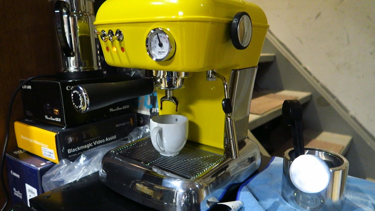 Ascaso Dream Demonstration - Making an Espresso from Start to Finish (Ascaso Dream V3)