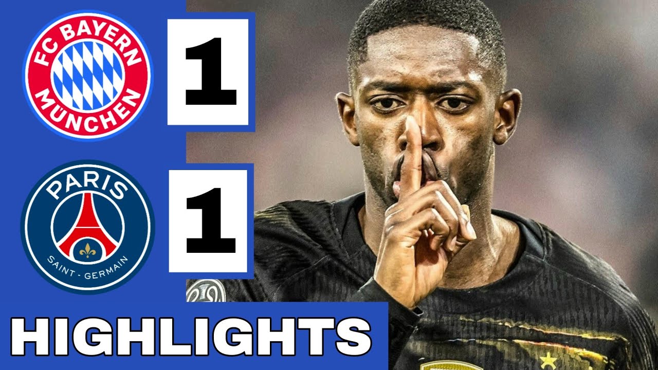 🔵Bayern Munich vs PSG (1-1) Extended HIGHLIGHTS | UEFA Champions League Semi-Finals