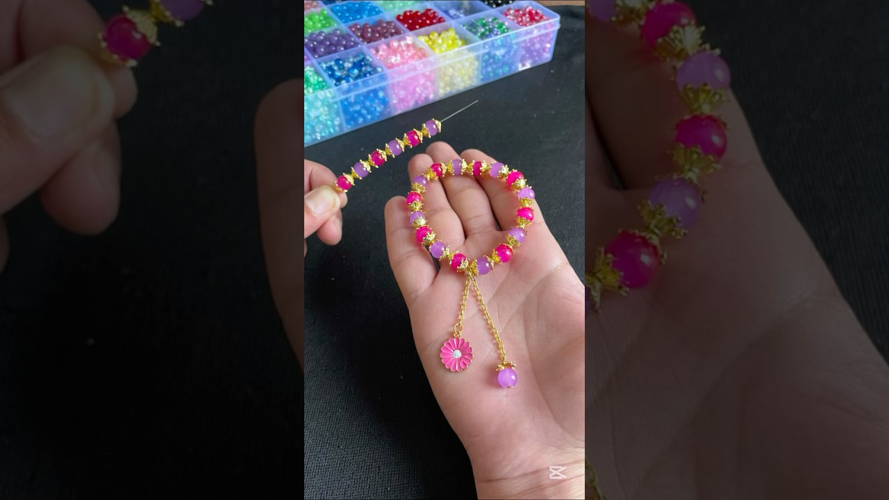 Diy bracelet || how to make bracelet #diy #bracelet #braceletmaking #creative #shorts #viralshort