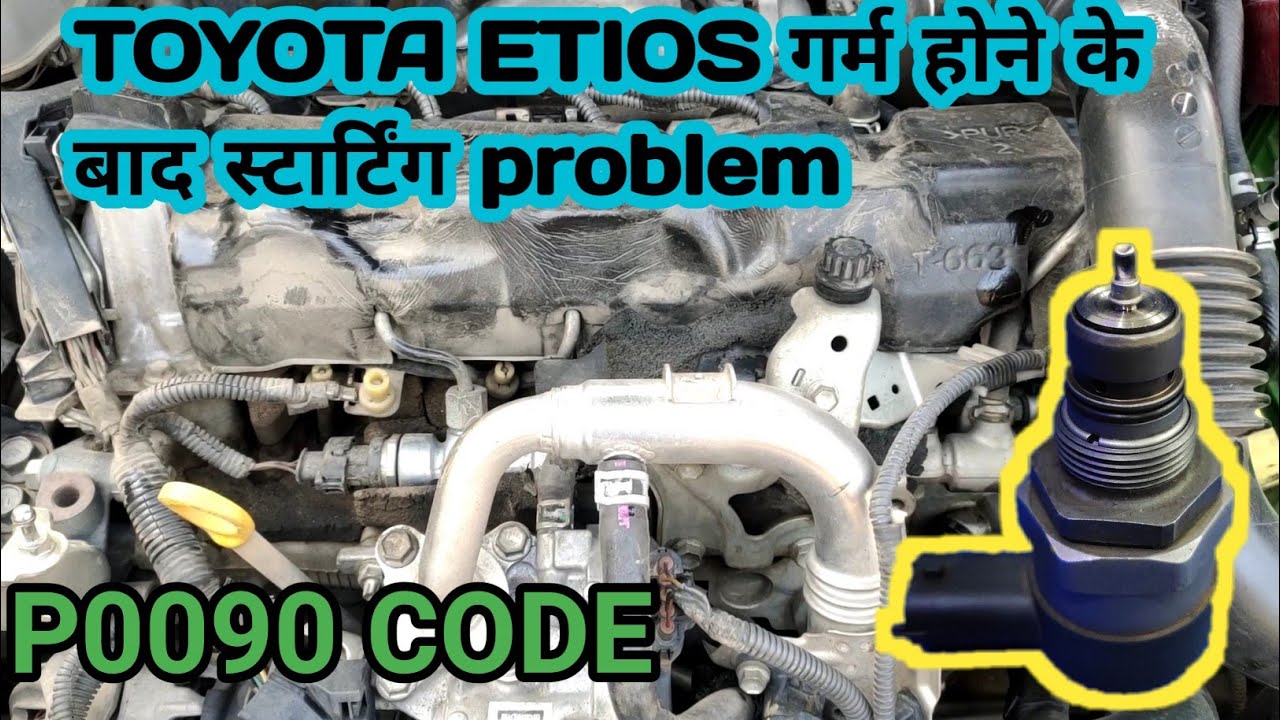 Toyota Etios staring problem ! toyota etios chlte chlte band hona ! Toyota etios yellow light !p0090