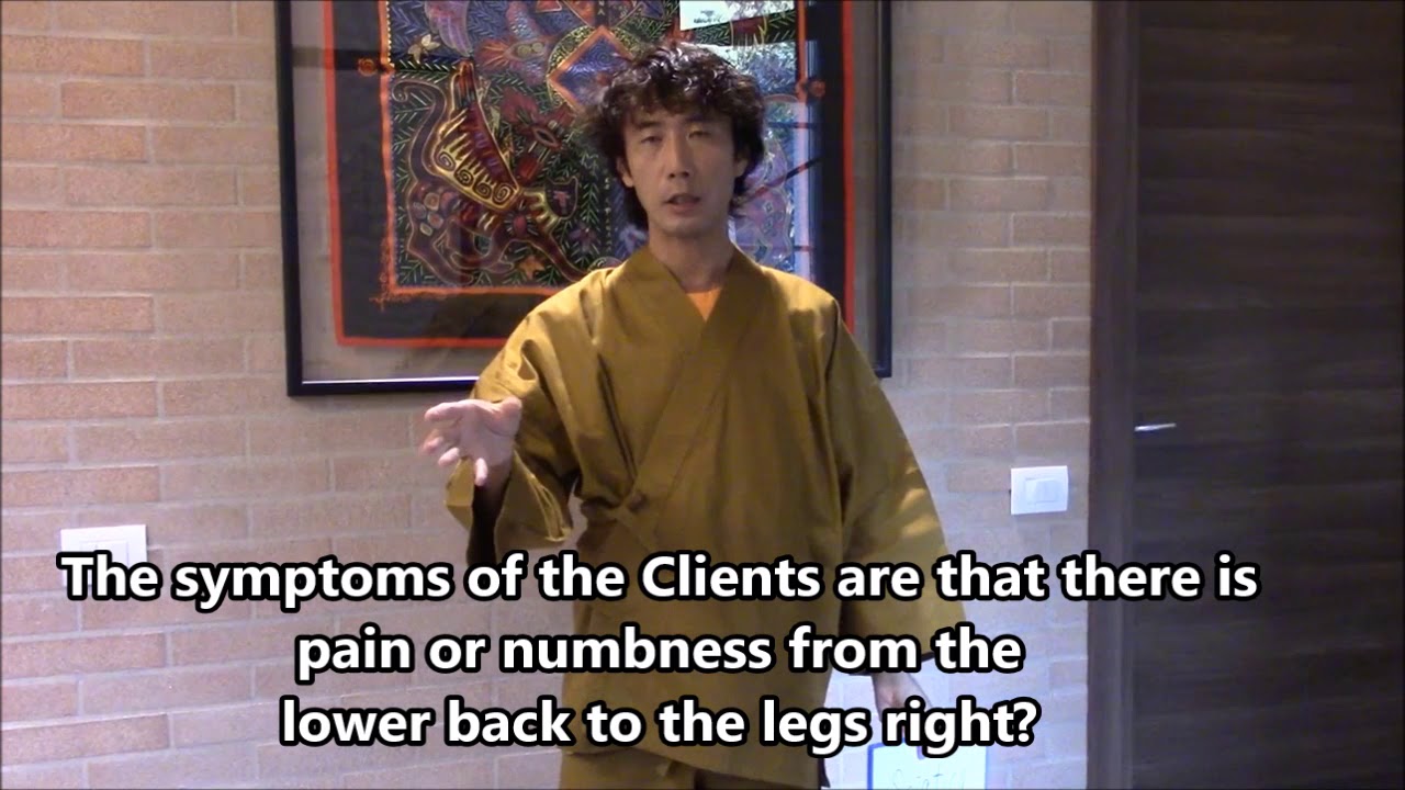 【How to SHIATSU MASSAGE】Sciatica.(Kochi Method Workshop Italia,Brasil,Romania,Switzerland)