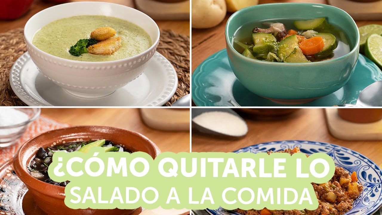 ¿Cómo quitarle lo salado a la comida? | Kiwilimón