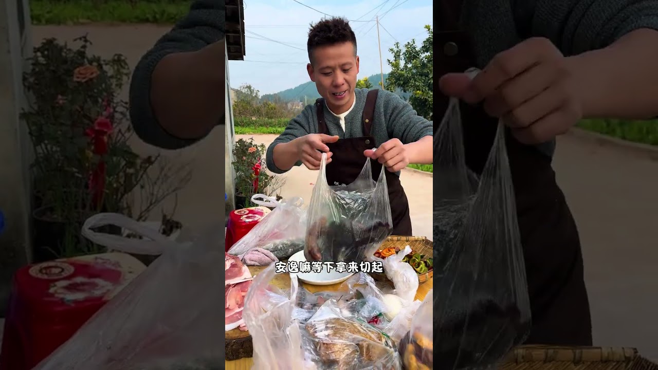 幸福生活就是家人之间的默契配合，和一桌美味佳肴，简直完美！ #日常分享 #美食#幸福