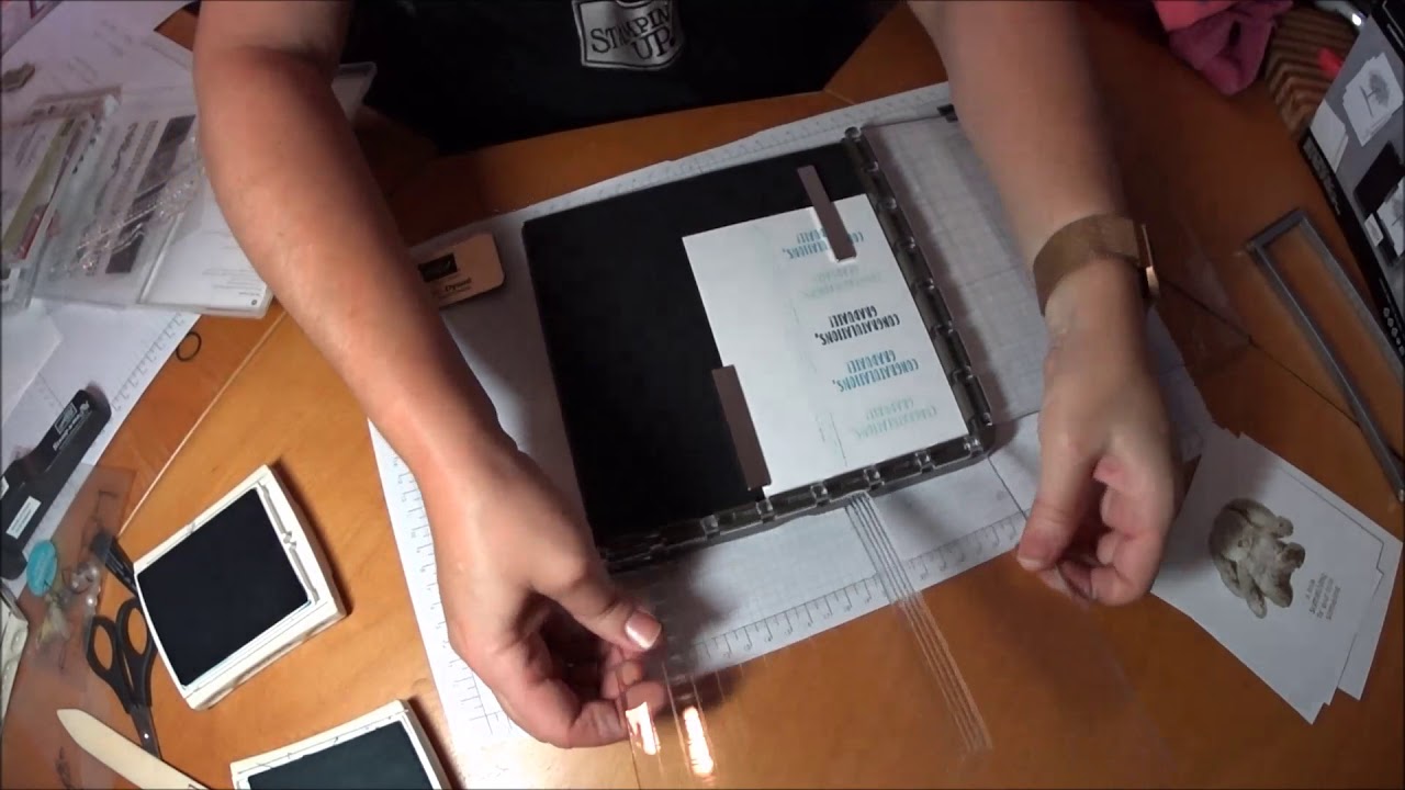 NEW Stampin' Up! Stamparatus Corner Solution, Clear Mount Rubber Stamps amd Step Hinge Technique