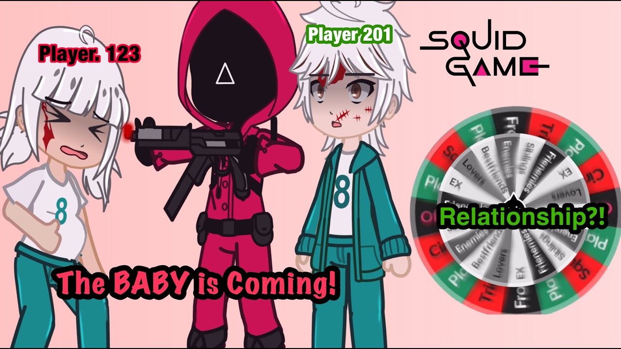 MAKING GACHA OC/Couple 🔘◾️🔺 [SQUID GAME Edition] (Spin The Wheel)] || Gacha OC Challen