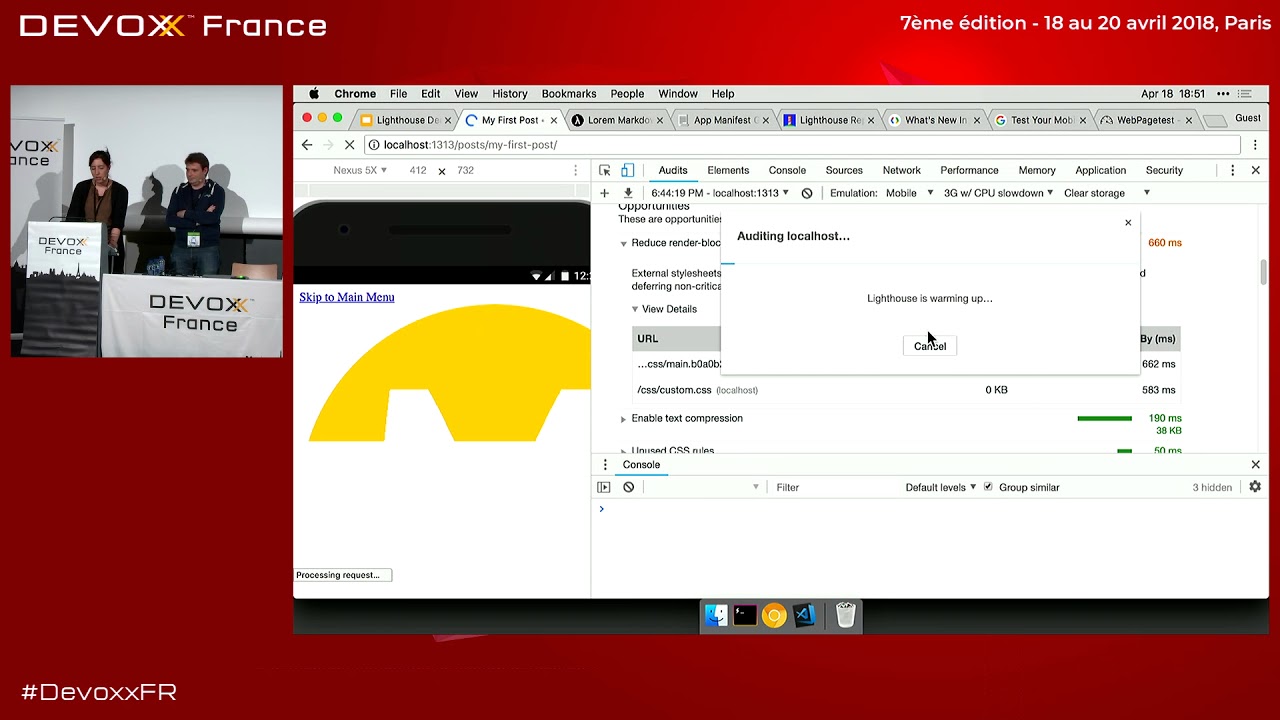 Lighthouse mesurer et améliorer votre performance web (S. Harkousse, P. Antoine)