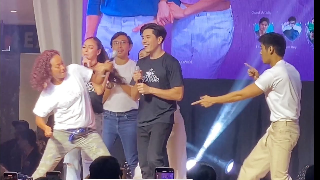 PAULO AVELINO NAPASAYAW SA KANTA NI KIM CHIU KASAMA ANG CASTS NG MY LOVE WILL MAKE YOU DISAPPEAR