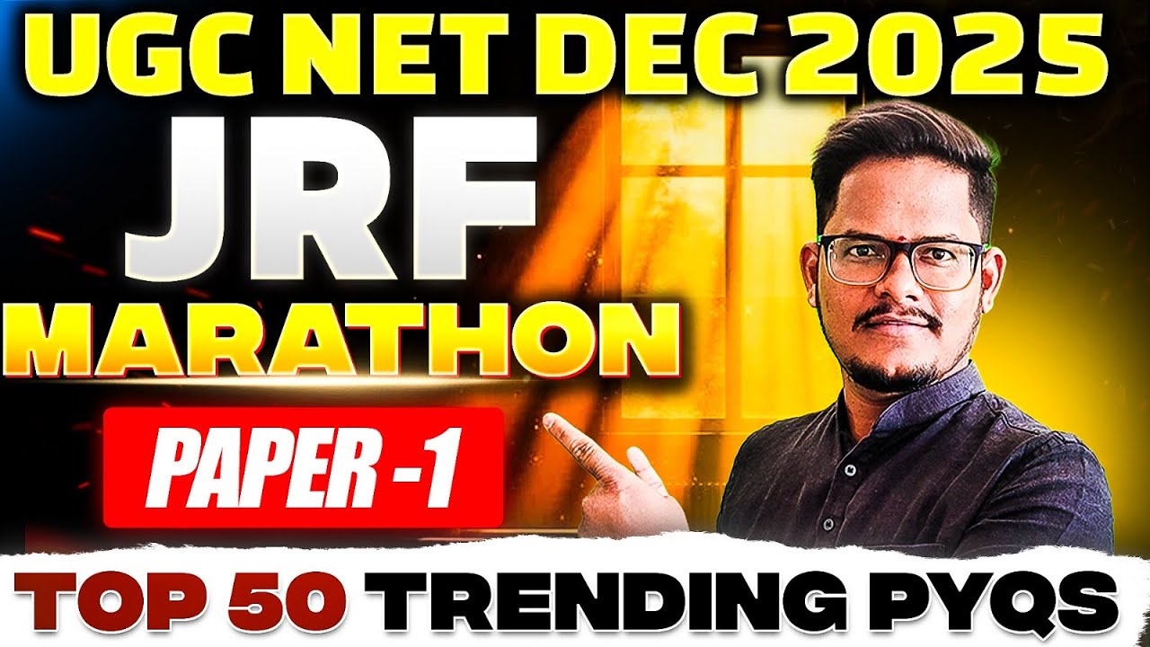 UGC NET JRF Marathon | Top 50 Paper 1 Trending PYQs by Shiva sir #achieversaddaugcnet