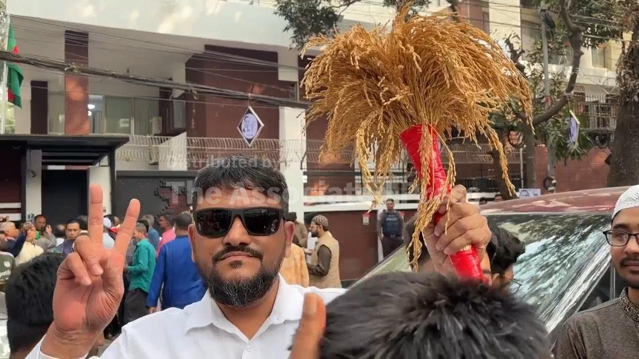 Bangladesh Nationalist Party claims victory in country’s first election since 2024 uprising