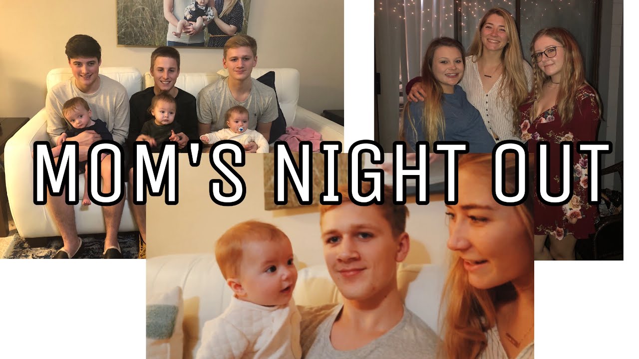 Boys keep the babies for girls night out // TEEN MOM 12 DAYS OF VLOGMAS DAY 8