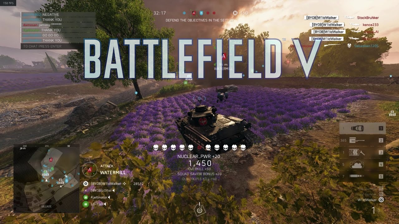 Battlefield 5: When an aggressive medic player plays tank
