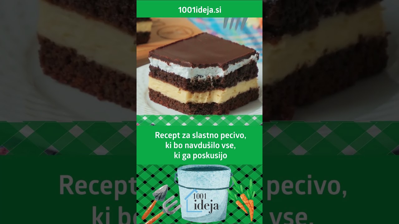 Pecivo, ki vas bo pustilo brez besed #pecivo #sladica #sladko #hrana #okusno #cokolada #recepti