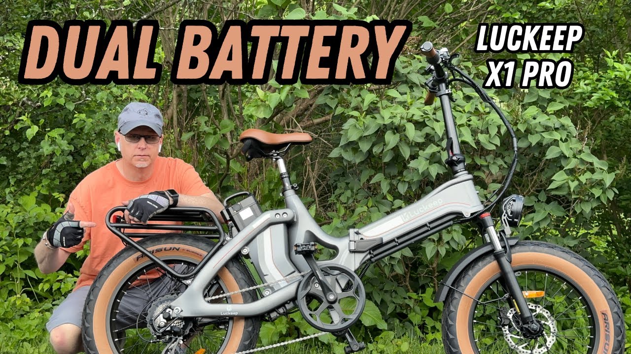Dual Battery Fat Tire with 80 Mile Range | Luckeep X1 Pro