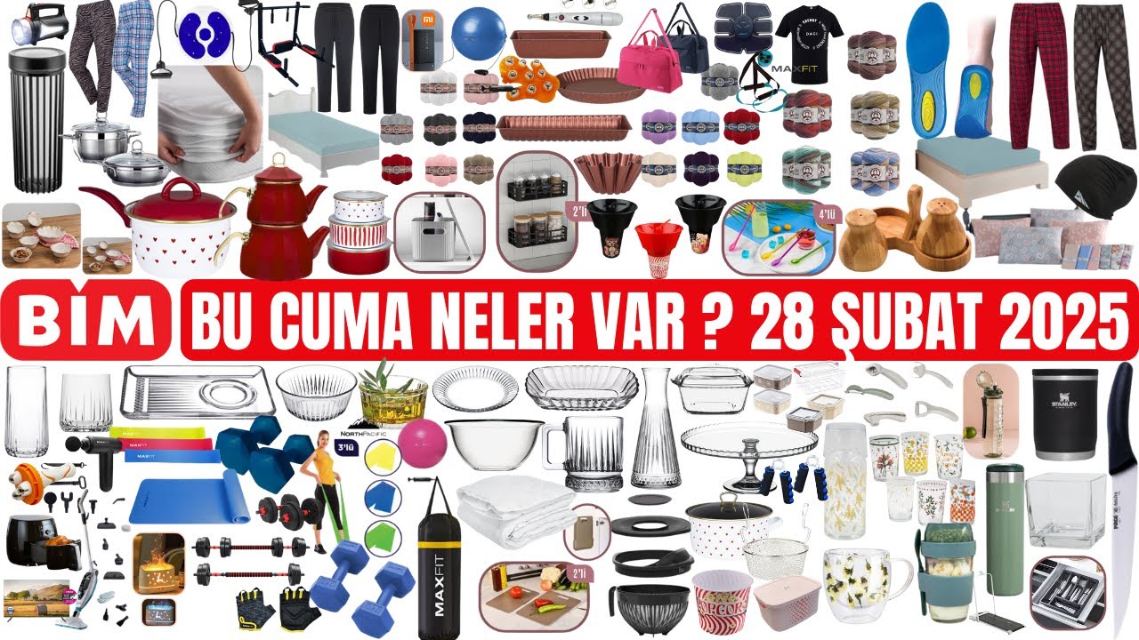 BU CUMA BİM'DE NELER VAR ? | BİM 28 ŞUBAT 2025 AKTÜEL ÜRÜNLERİ | EFSANE İNDİRİMLER BAŞLIYOR !