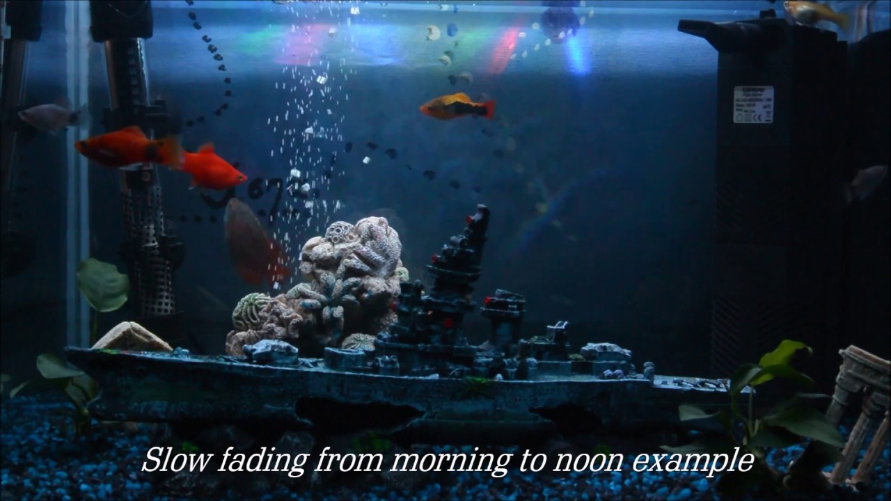Arduino Aquarium Auto Lighting System (custom PCB)