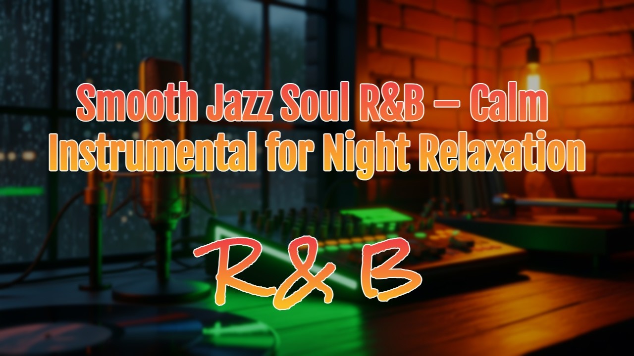 🎷 Smooth Jazz Soul R&B – Calm Instrumental for Night Relaxation