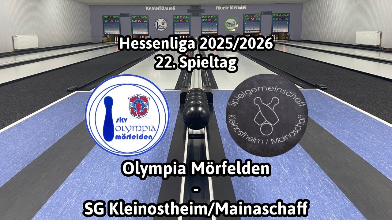 Olympia Mörfelden 2 - SG Kleinostheim/Mainaschaff | 22. Spieltag Hessenliga 2025/2026