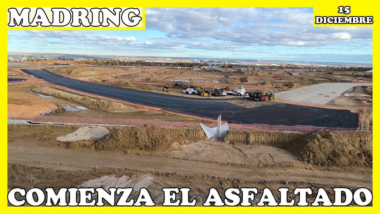 🚧 MADRING: COMIENZA EL ASFALTADO DEL CIRCUITO | 15 DICIEMBRE 2025 🚧