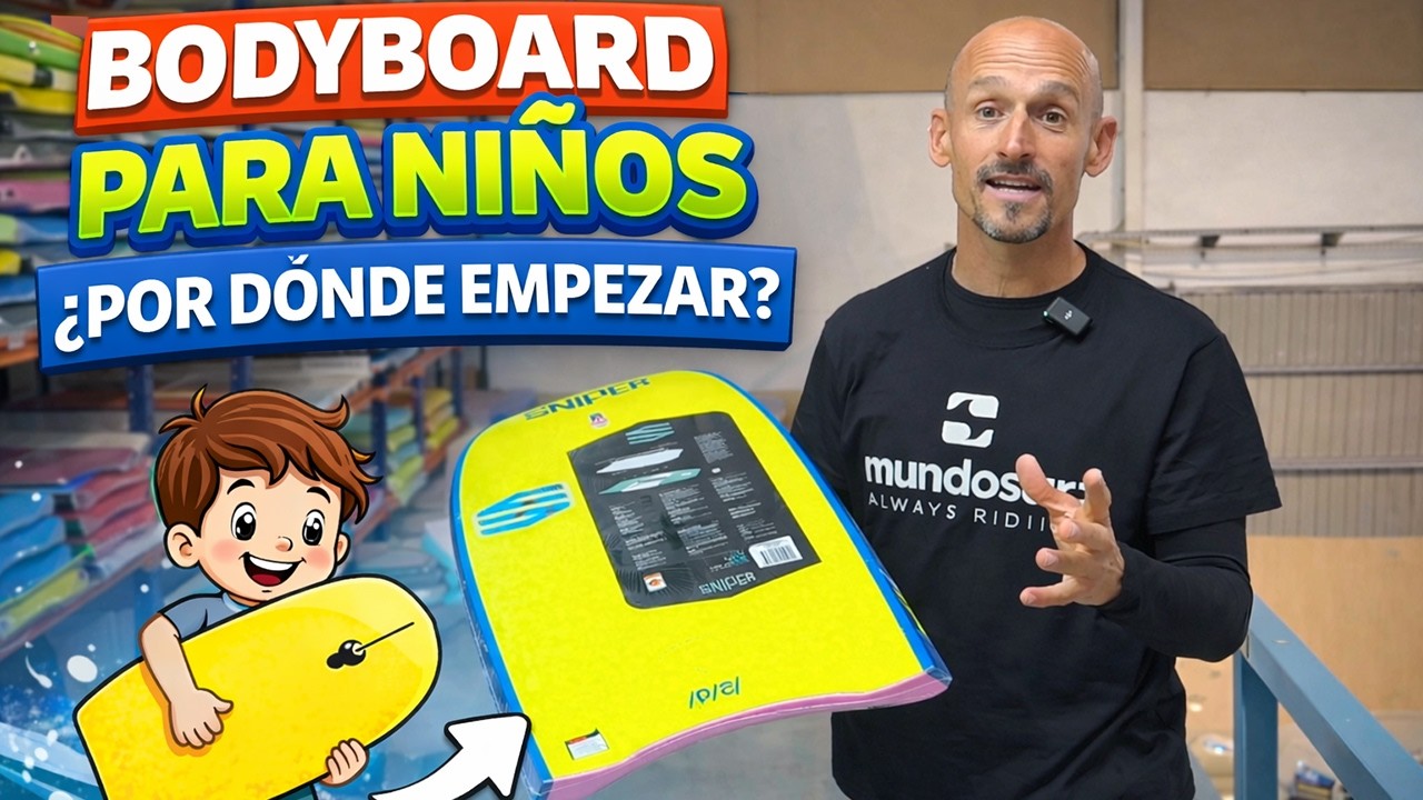 Cómo elegir el mejor material de bodyboard para niños (Guía completa X Amaury Lavernhe)