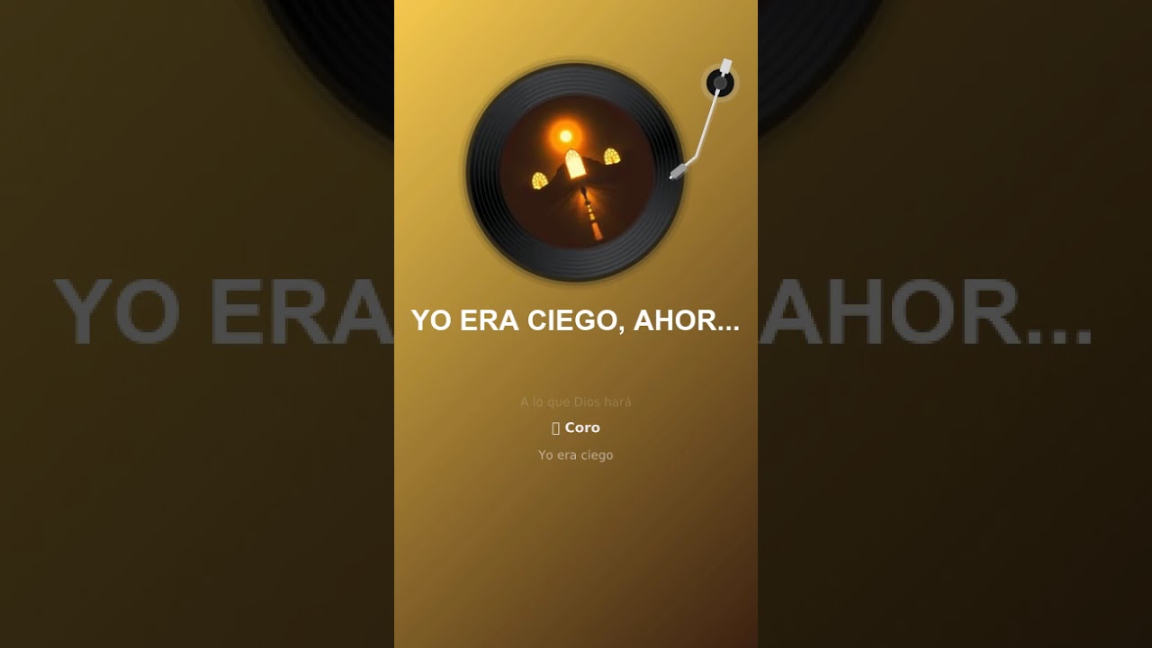 YO ERA CIEGO, AHORA VEO 1 Domingo 15 #deustemumapalavrapravoce #louvores |#gospelmusic