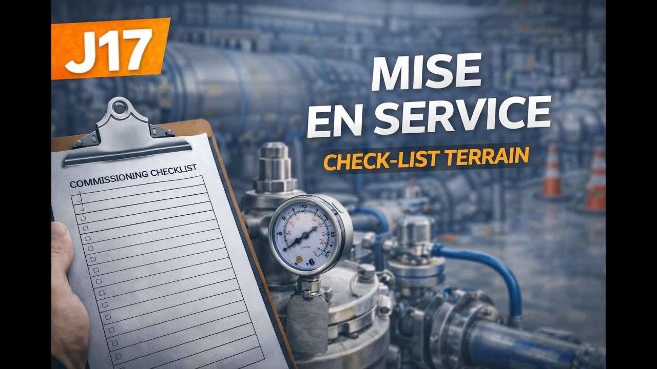 J17 &mdash; Mise en service : la check-list terrain pour d&eacute;marrer sans erreurs