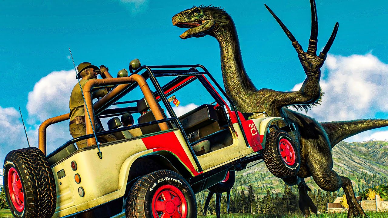 Therizinosaurus - ALL Animations (Fights, Win , Loss , Escape, Social Interaction ..) | JWE 2