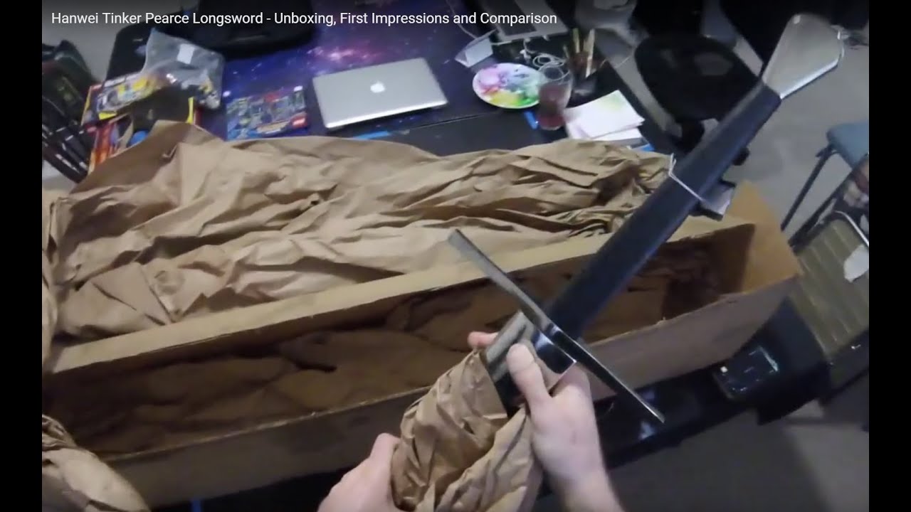 Hanwei Tinker Pearce Longsword - Unboxing, First Impressions and Comparison