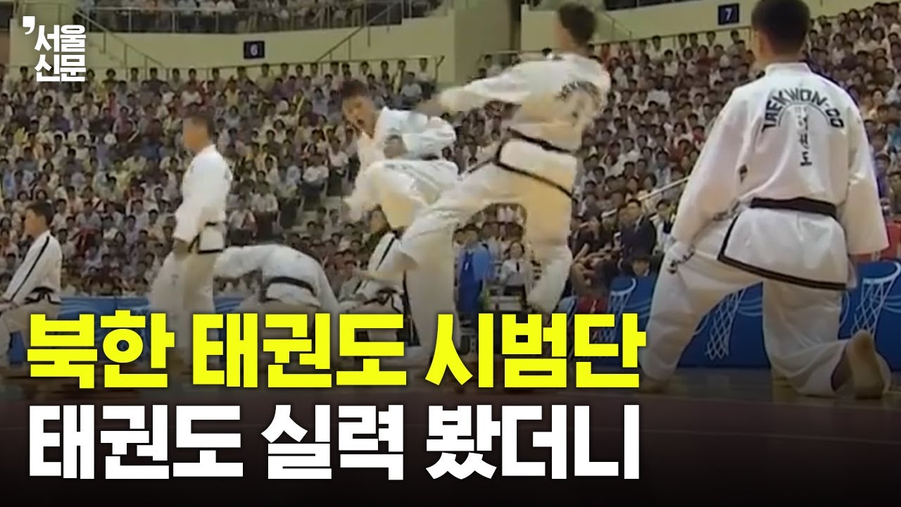 북한 태권도시범단의 태권도 실력 봤더니...