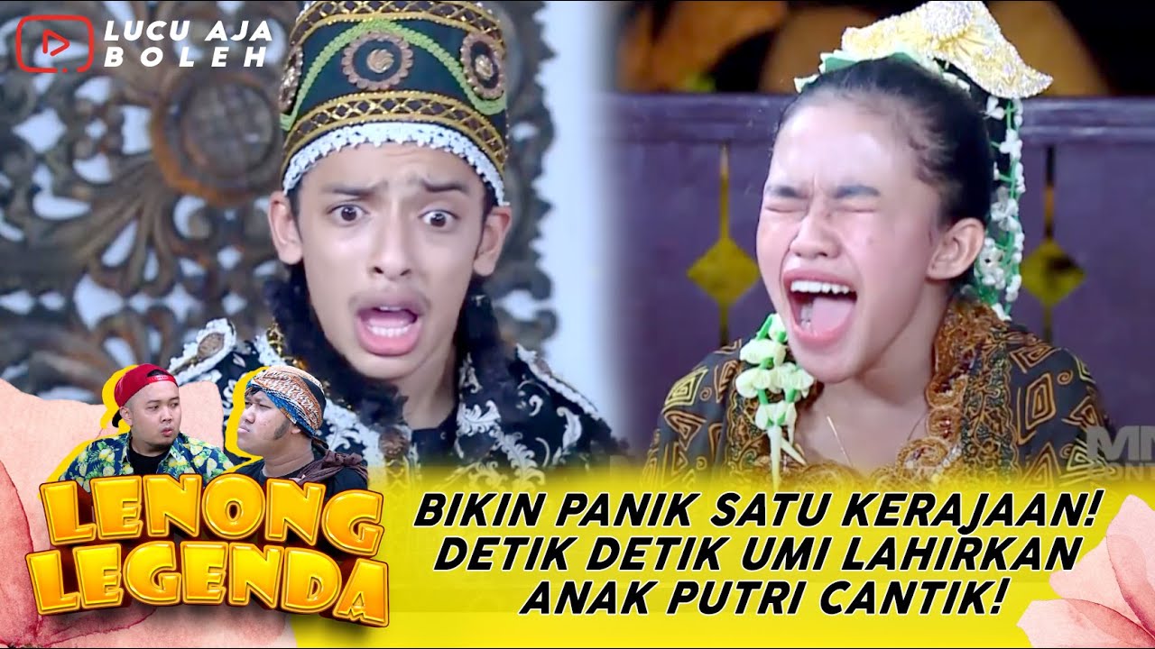 BIKIN PANIK SATU KERAJAAN! DETIK DETIK UMI LAHIRKAN ANAK PUTRI CANTIK! - LENONG LEGENDA TELAGA WARNA