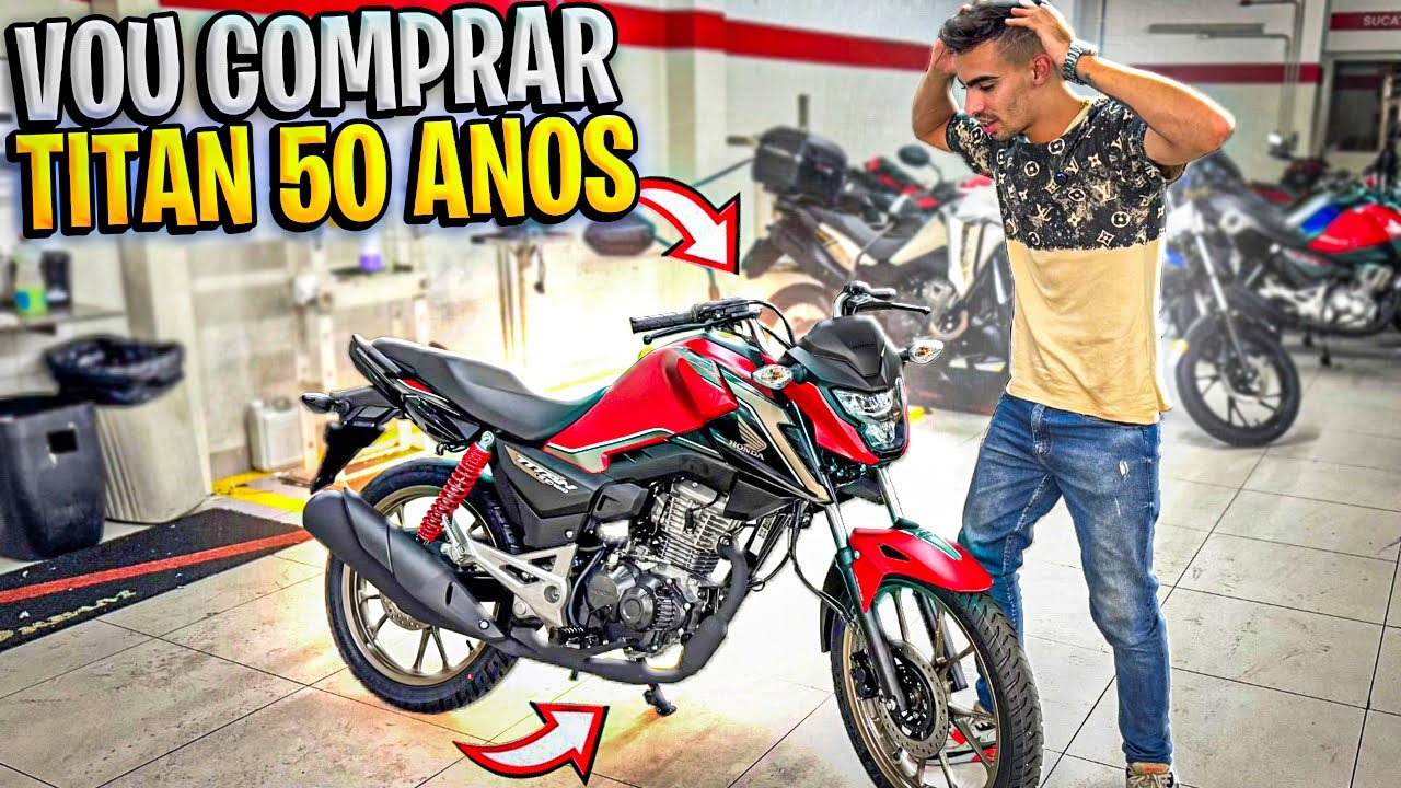 ACHEI A NOVA TITAN 160 EDI&Ccedil;&Atilde;O ESPECIAL 50 ANOS DA HONDA - QUANTO FICA AS PARCELAS ??