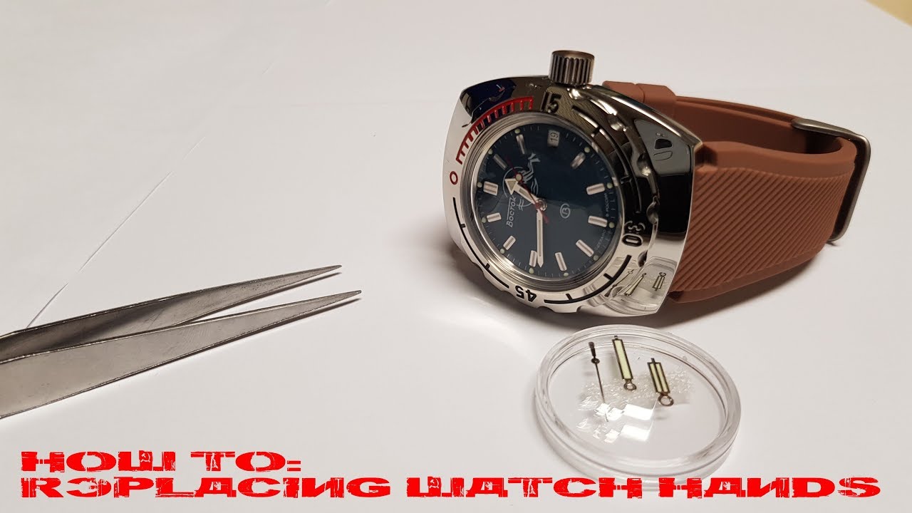 How-To: Replacing watch hands