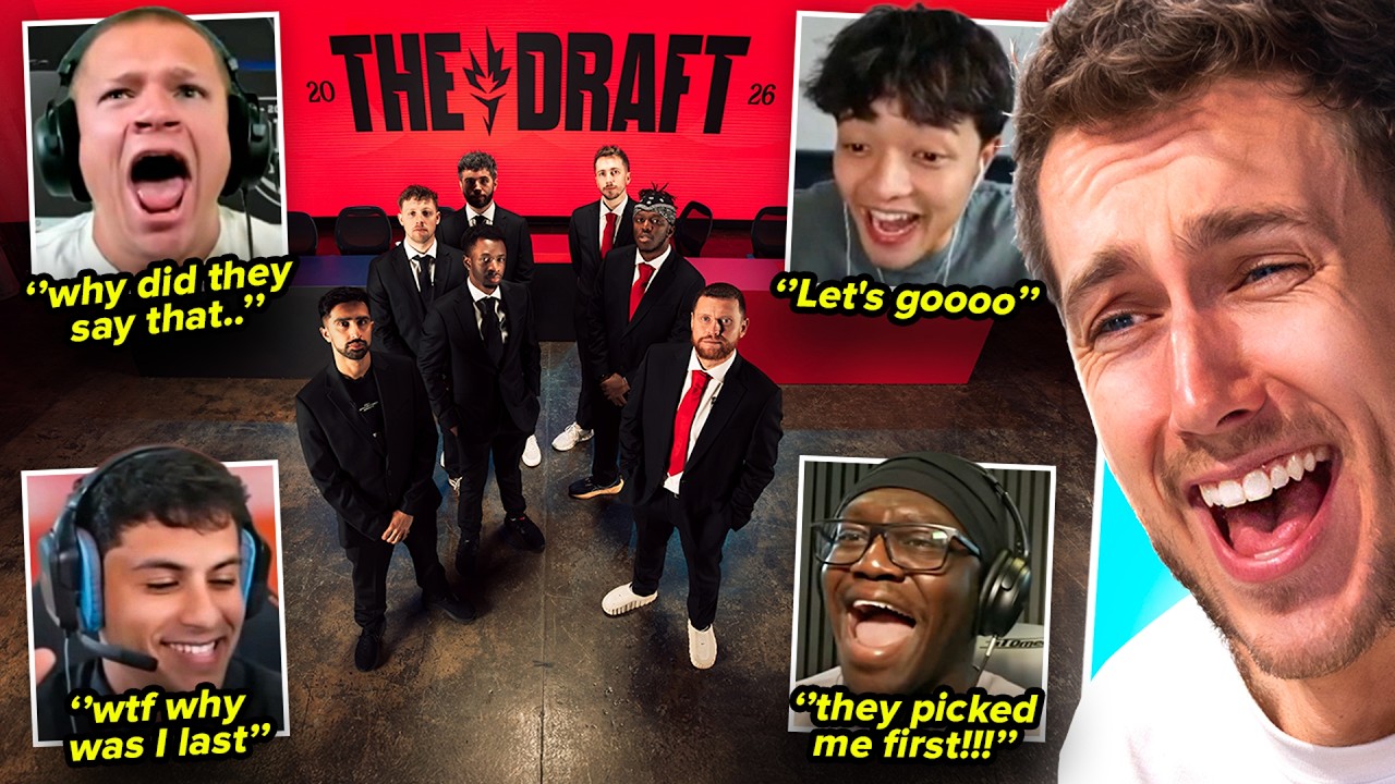 THE BEST SIDEMEN CHARITY MATCH DRAFT REACTIONS!