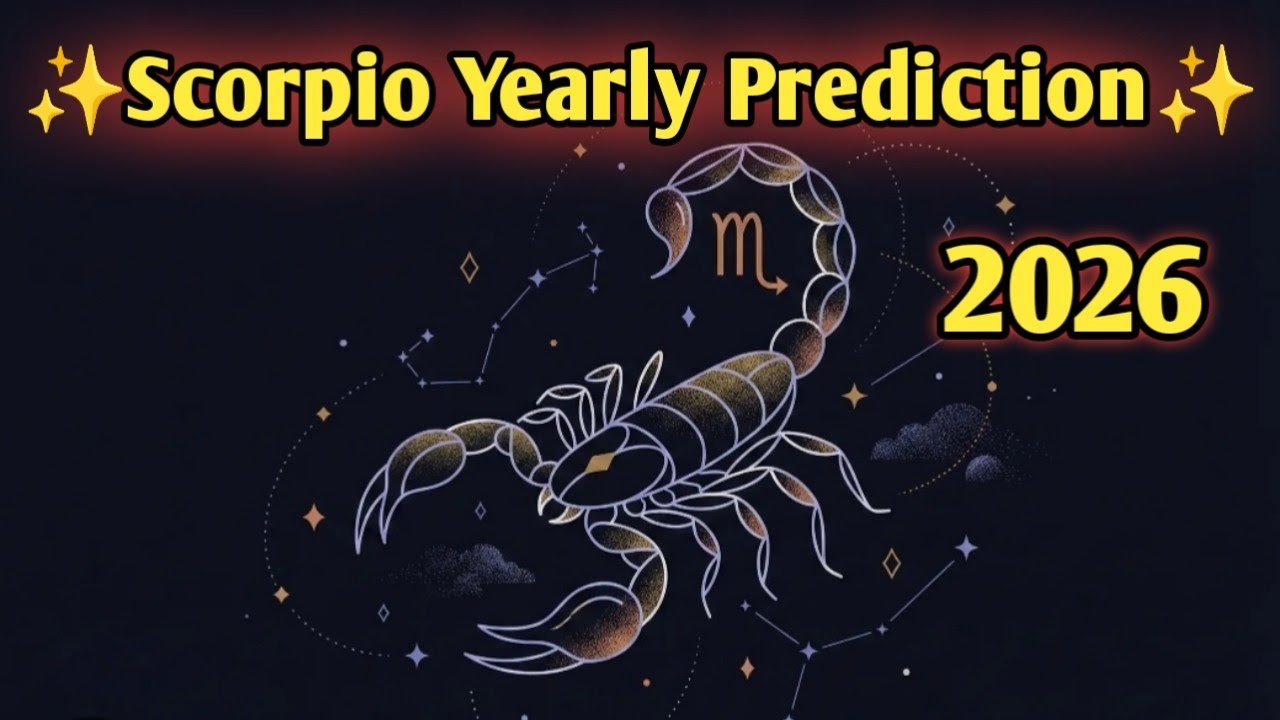 ✨Scorpio Sign Yearly Prediction For 2026✨ वृश्चिक लग्न वार्षिक राशि फल 🍀 #scorpio2026 