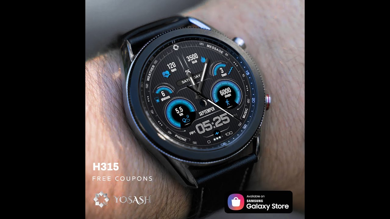 H315 - Watch Face for SAMSUNG Gears