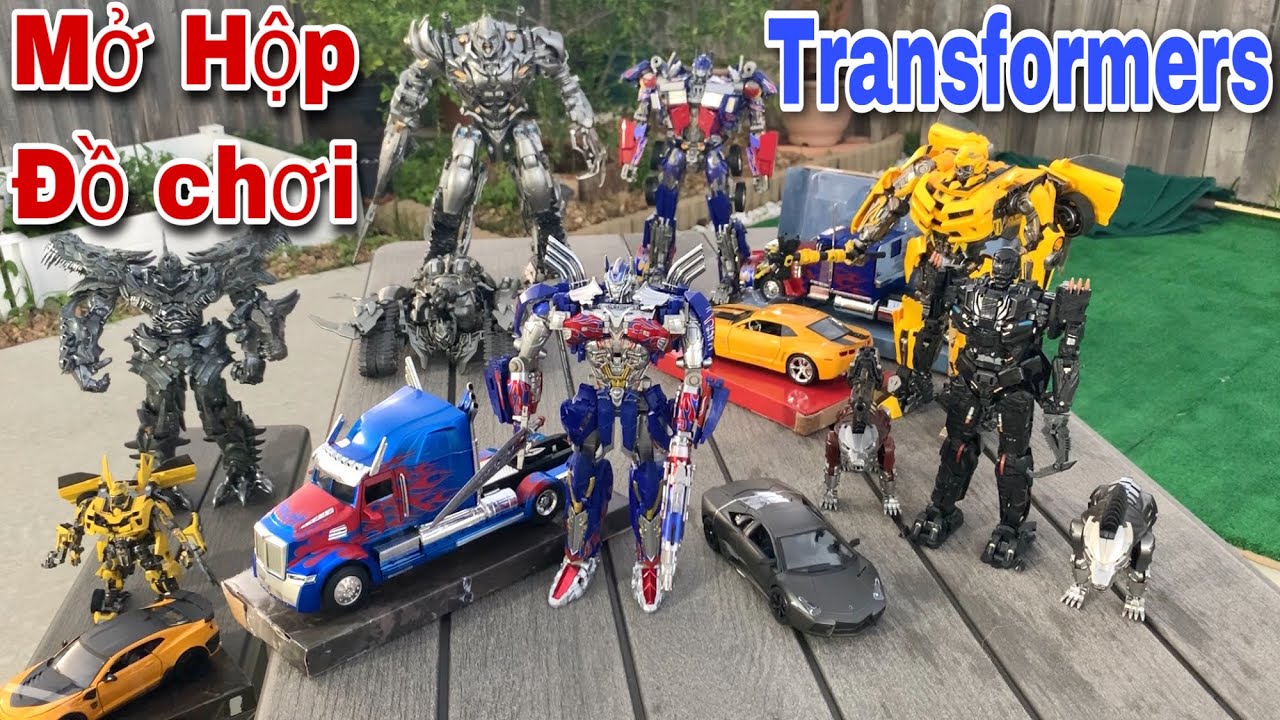 Đập Hộp Một Đống Transformers Giá Rẻ Như Cho