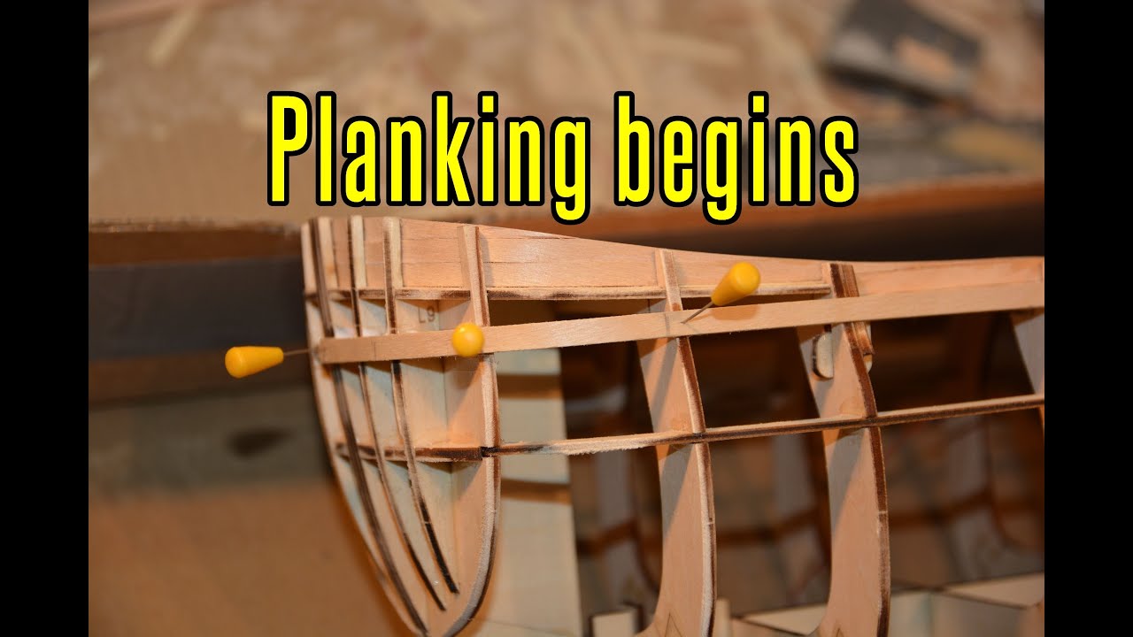 HMS Endeavour - part 8 Planking Begins