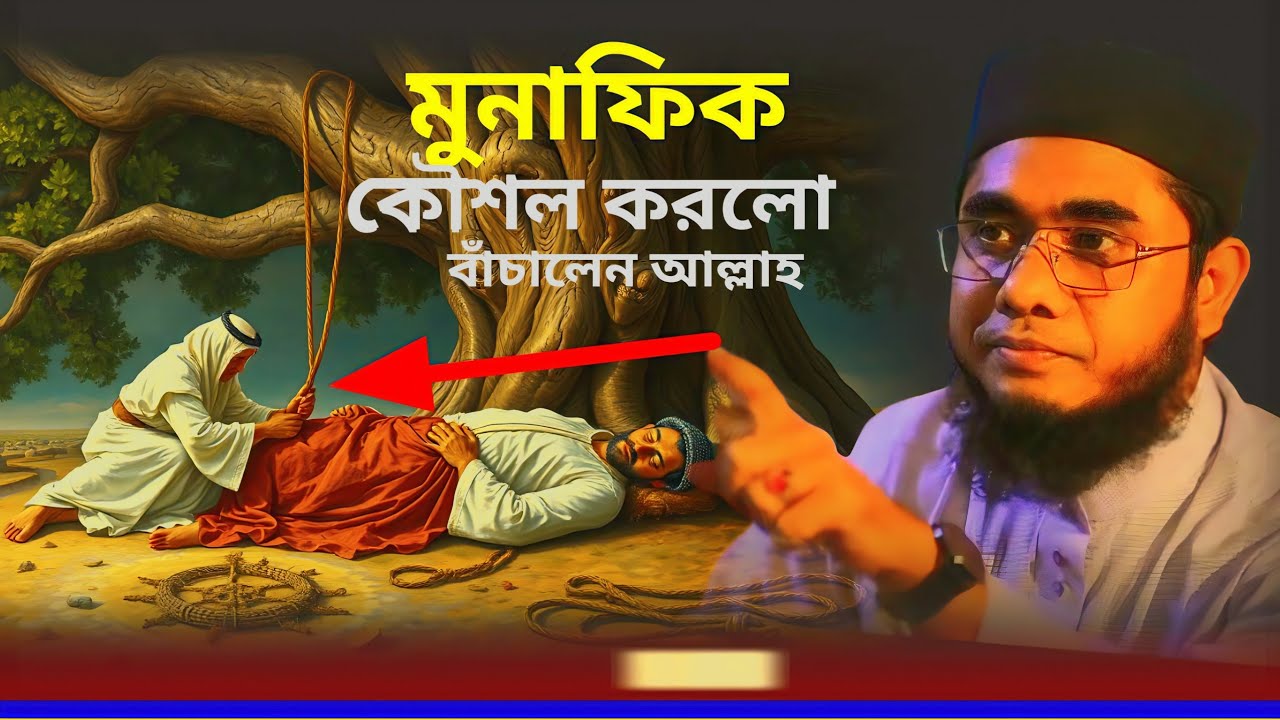 মুনাফিক কৌশল করলেন বাচালেন আল্লাহ।।mufti mawlana shahidur rahman। bangla waz mahfil 2025/modur bayan