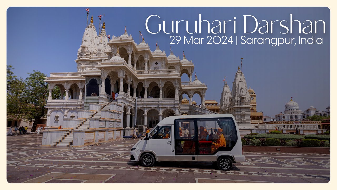 Guruhari Darshan, 29 Mar 2024, Sarangpur, India