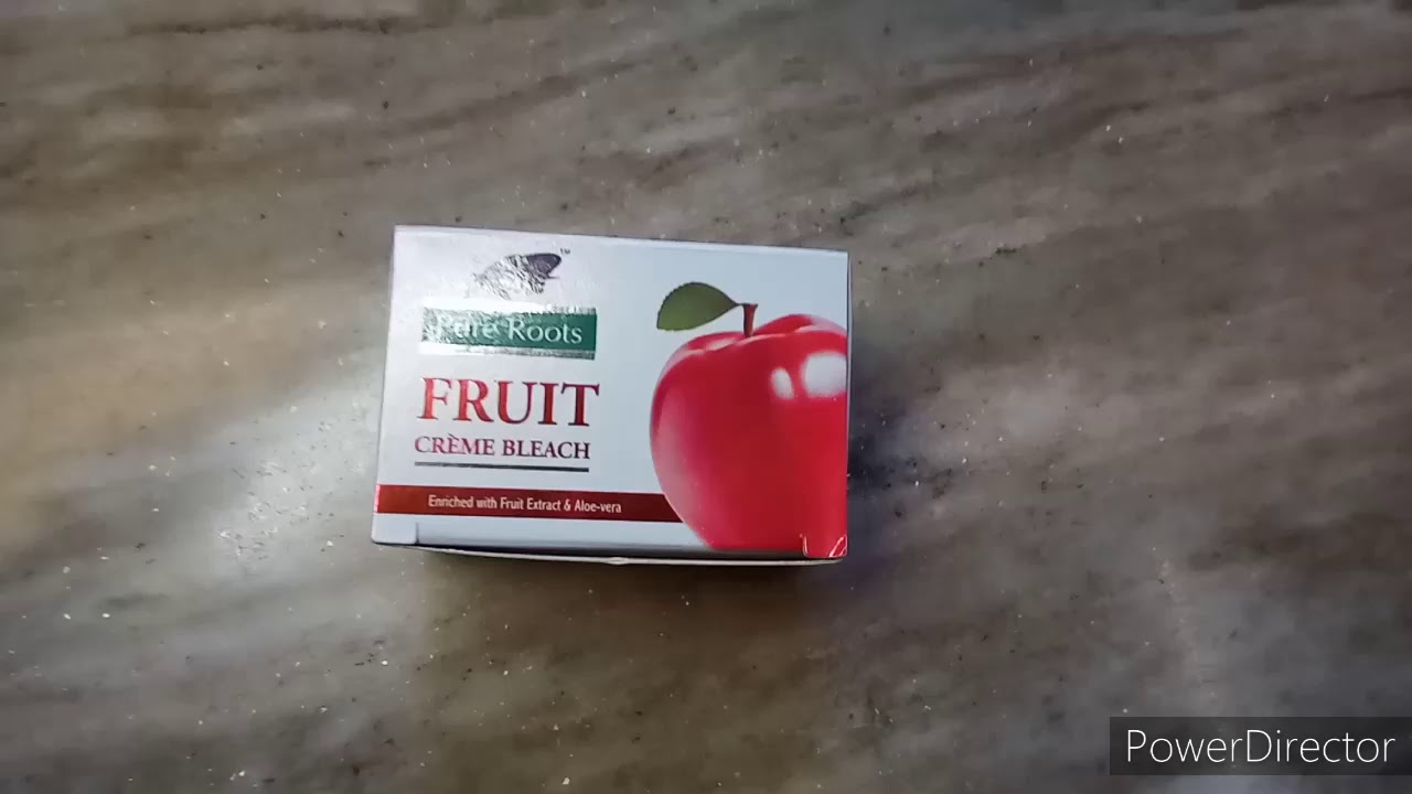 How to do Pure roots Fruit creme Bleach at home + Review