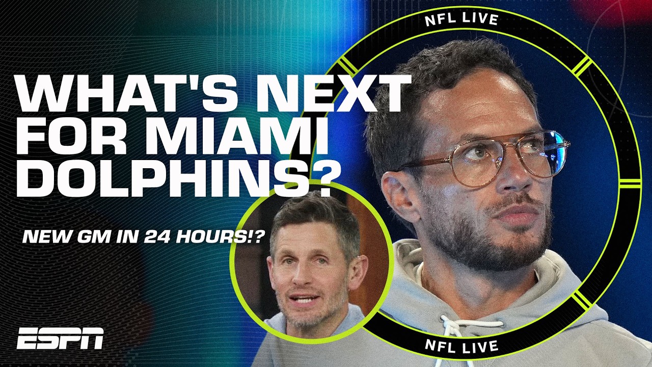 Dolphins FIRE Mike McDaniel 🚨 How Miami's GM search could land John Harbaugh | NFL Live
