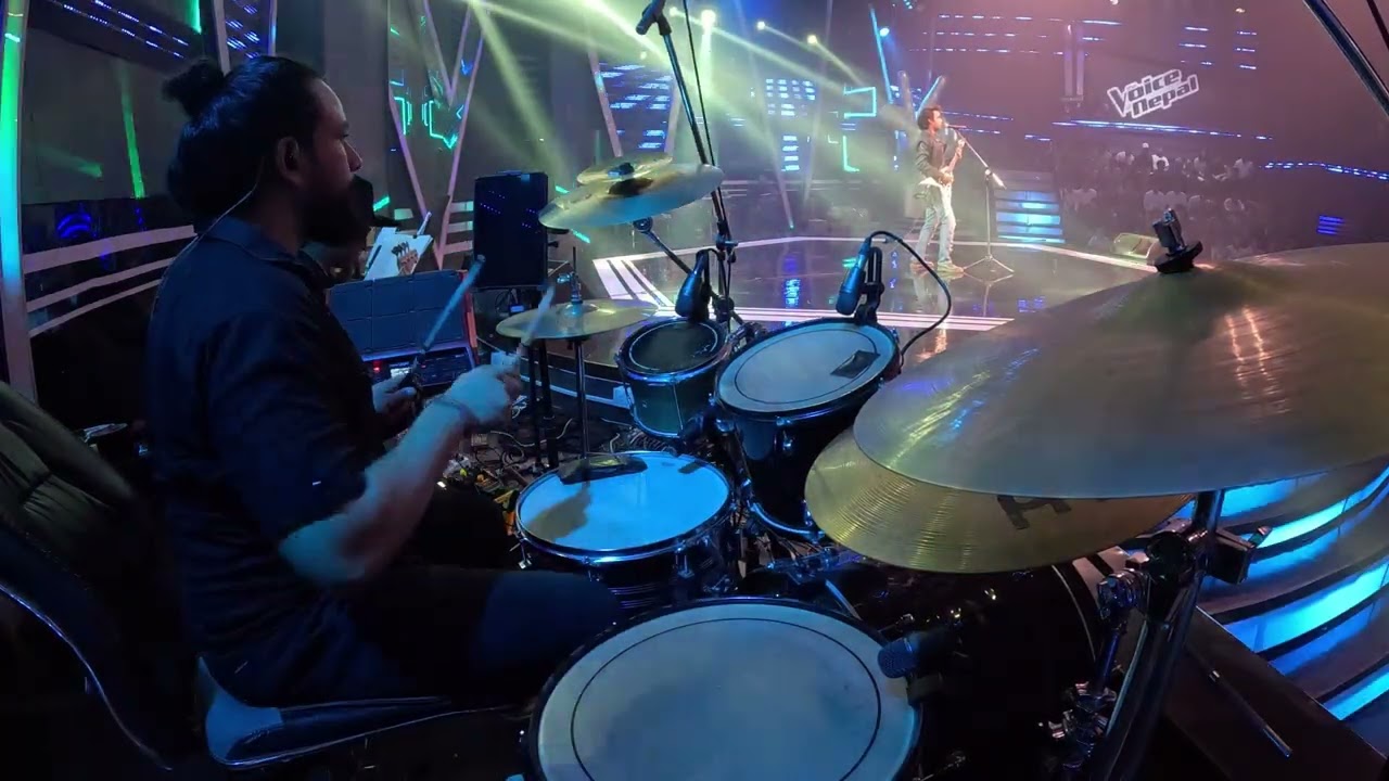 Pinjada Ko Suga | Drum Cam | The Voice of Nepal Season 7