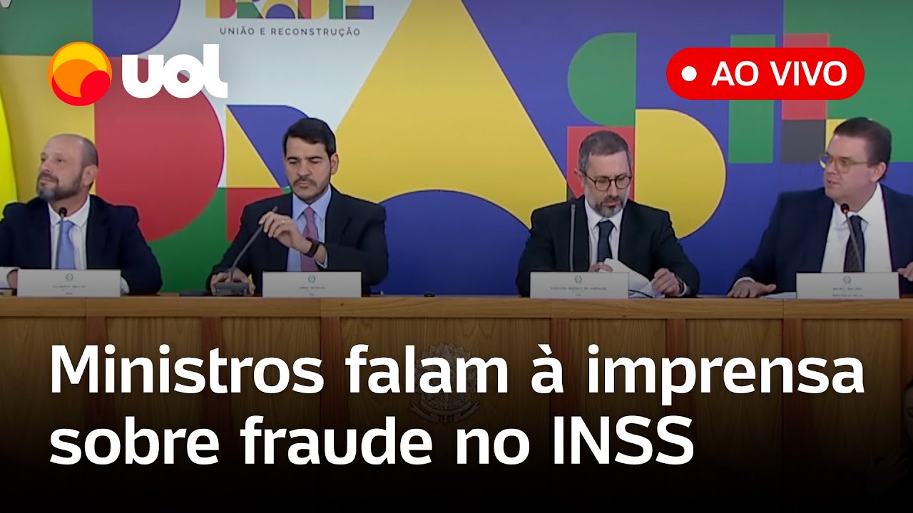 Fraude no INSS: ministros falam &agrave; imprensa sobre opera&ccedil;&atilde;o que apura desvio de verbas de aposentados