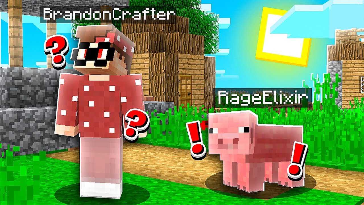 HE *FREAKED* When I PRANKED Him in Minecraft!